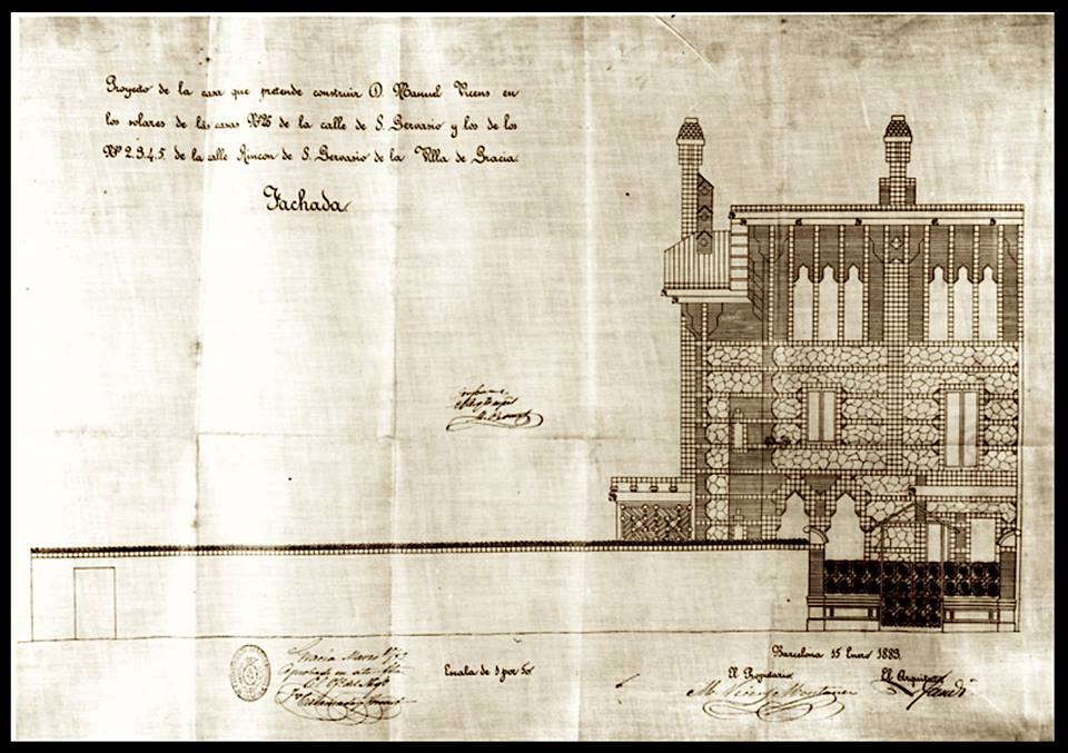 Casa Vicens, première grande œuvre résidentielle de Gaudí et jalon du modernisme catalan