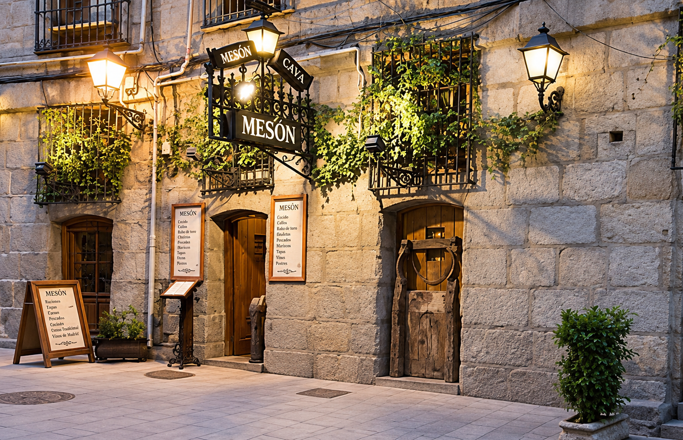 Les mesones de la Cava de San Miguel : où manger tortilla, anchois et champignons près de la Plaza Mayor de Madrid